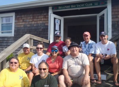 Whole bunch on the porch