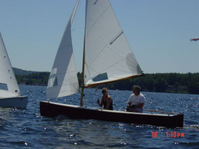 Roy and a famous40-year old boat (M Sherman)