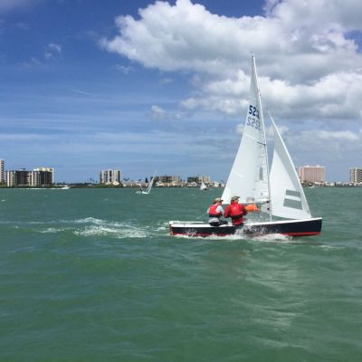 Colin & Eric head for offset mark