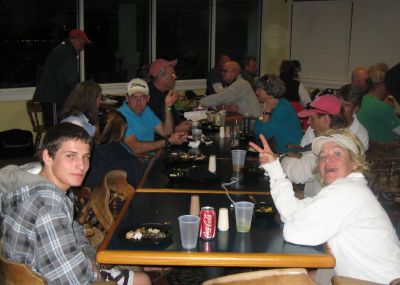 at the bar