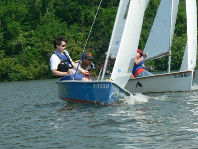 Action at the turning mark