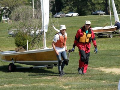 Dyer Harris & Jim Georgeson heading for the sea of battle