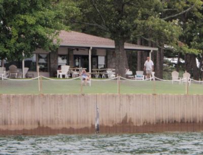 spectators on the point