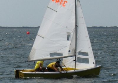 Eric's crew- 1st time ever in a sailboat!